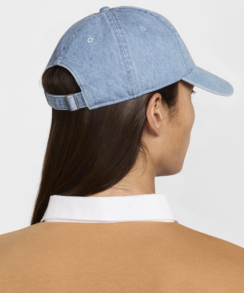 Nike Club Unstructured Denim Cap - Aegean Storm:Thunder Blue:White / Hf0383-429