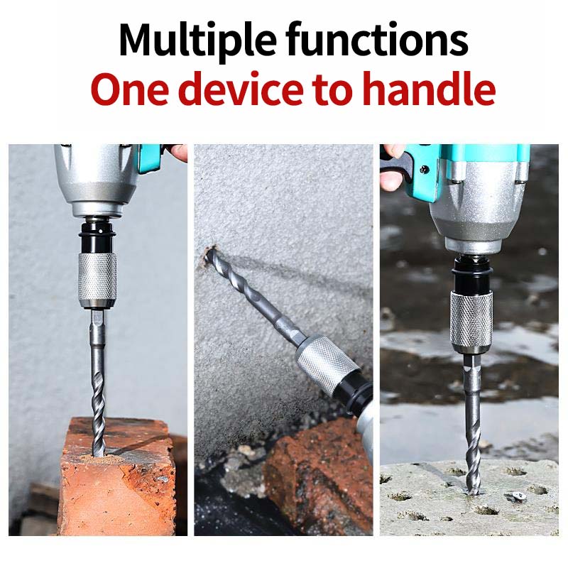 1/2" To 3/8" Socket Adapter, Impact Wrench Drill Conversion Head, Electric Hammer Drill Chuck Drive Converter Tool