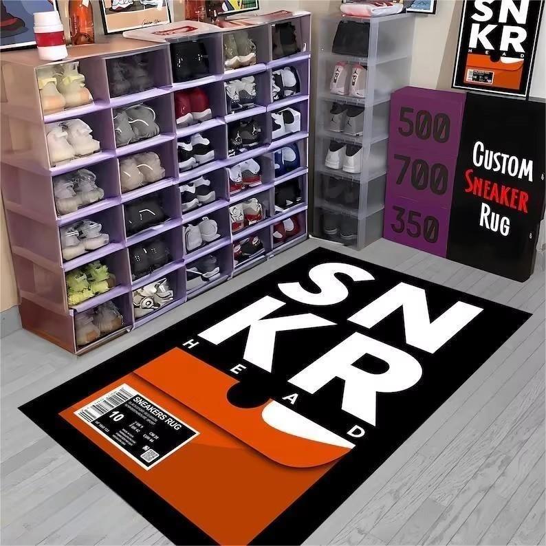 

Килимок-килимка для кросівок, нековзкий, для домашнього декору, килимок для підлоги, килими для вітальні, спальні, килими для спальні 100x150cm flannel