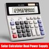 12 Digits Calculator Dual Power High Sensitivity Button Electronic Calculator LCD Display Financial Accounting Calculator