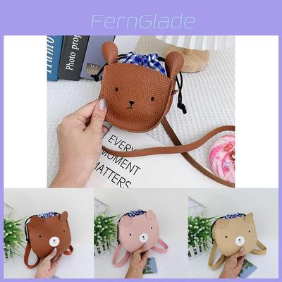 Bolsa Transversal Infantil Urso Adorável Fofo Para Meninos E Meninas Uso Diário