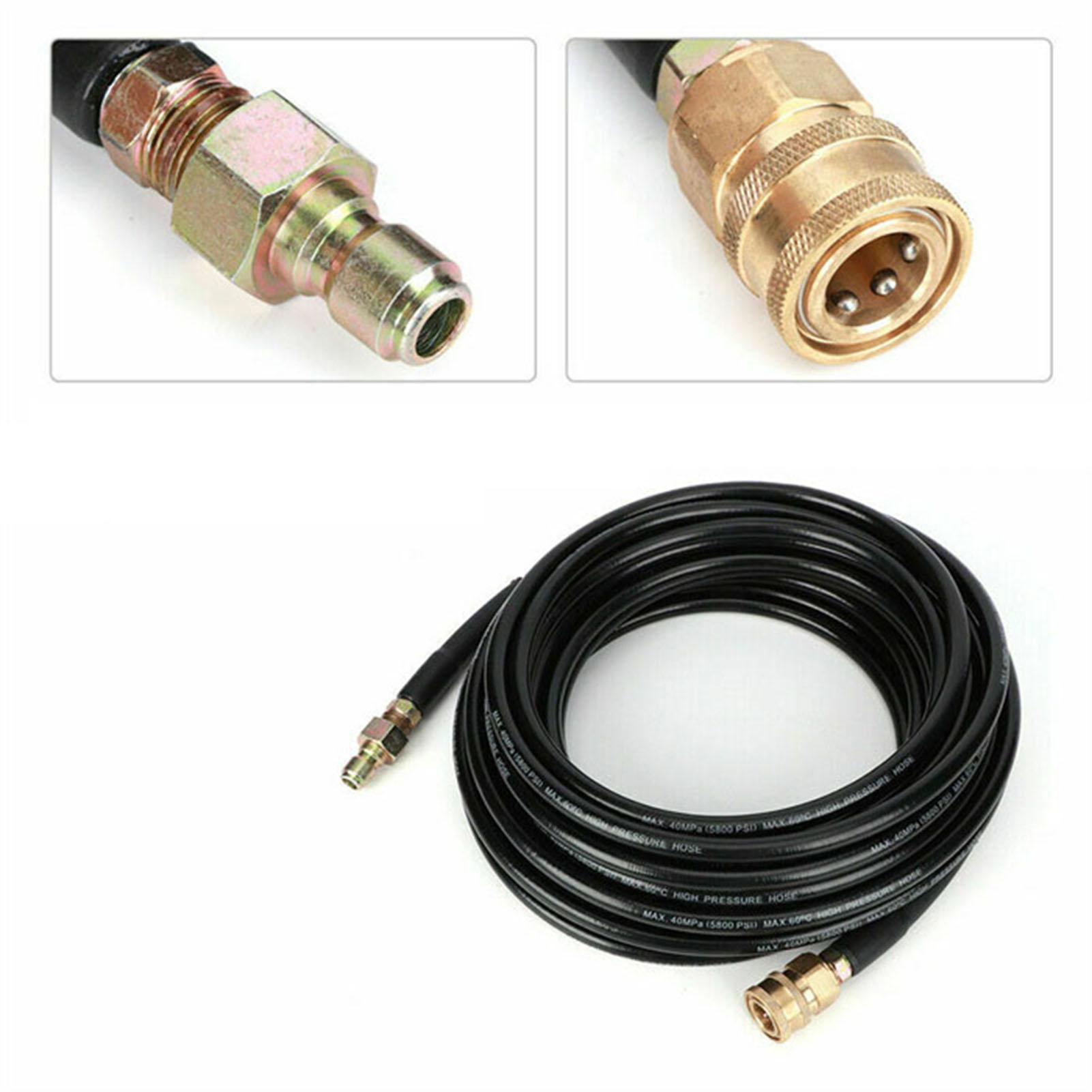 0PSI 50ft High Pressure Washer Tube Cleaning Hose 3Celsius8inch Quick Connector