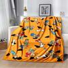 Classic Cartoon Blanket Flannel Soft Plush Cover Blanket Children Bedroom Sofa Bed Travel Picnic Warm Blanket Children Gift