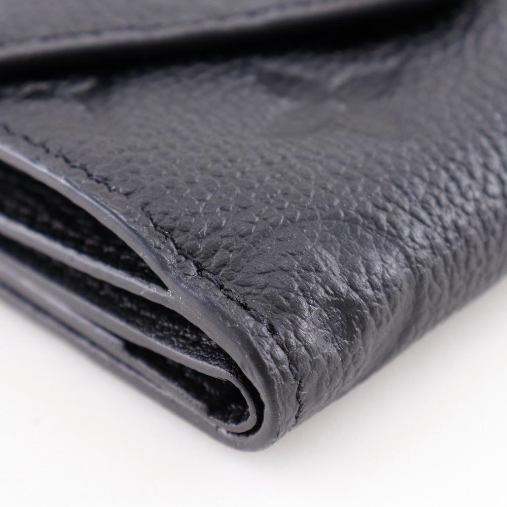 LOUIS VUITTON Monogram Unplant Tri-fold wallet M62935 Portefeiulle Zoe Ann Platt Noir Monogram Ann Platt Women Used