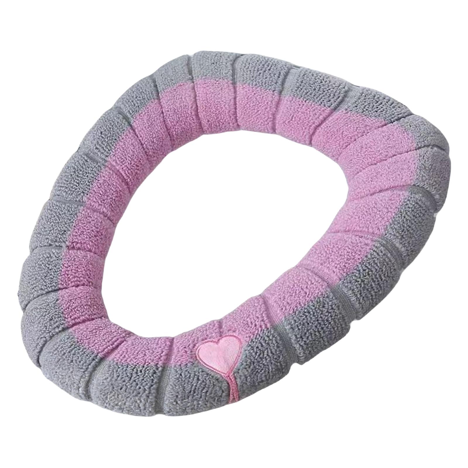 

Thicker Bathroom Toilet Seat Cover Pads Stretchable Washable Closestool Pad Mat for Bathroom Autumn Winter Accessories