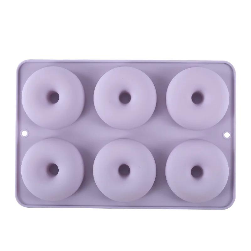 1pc Cake Mold,Non-stick 6 Cavity Silicon Donut Baking Pan Cake Mold,silicone Cake Molds 6 Hole Molds,cake Pan Mold