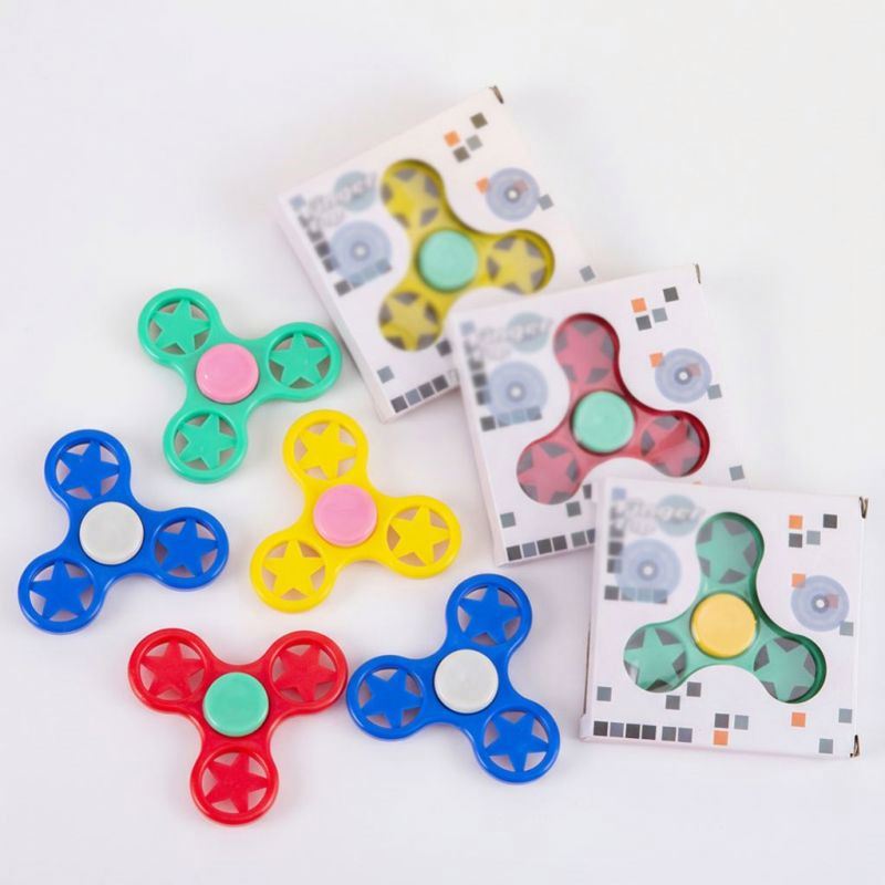 Toys Hot Selling Unisex Push Bubble Finger Spinner Silicone ABS Plastic Fidget Toys Novelty Custom Stress Relief Squeeze Toys