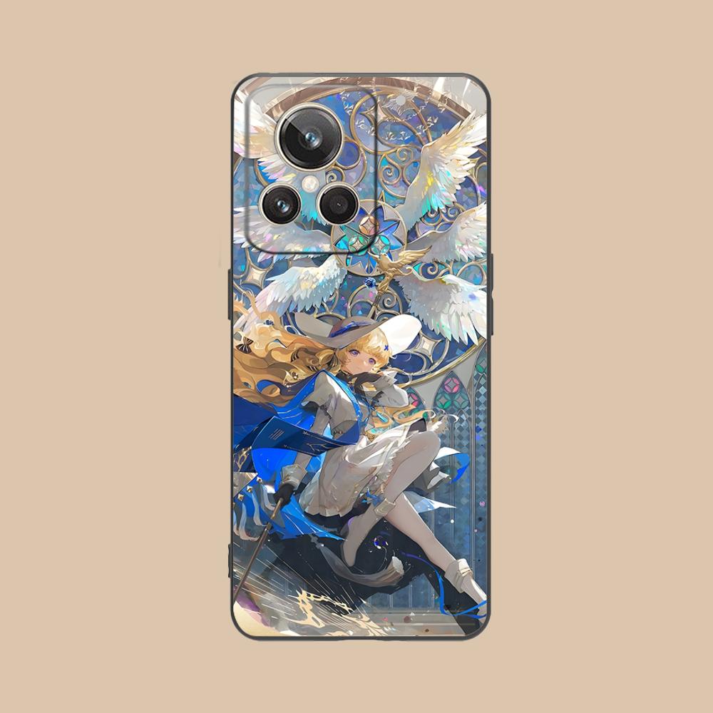 Wuthering Waves Phoebe Handyhülle für Realme 15 14 13 12 11 10 9 Pro Plus T i Lite 5G Bunte Druckabdeckung Smartphone Luxus
