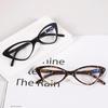 Women's Cat-Eye Diamond-Plated Anti-Blue Light Reading Glasses