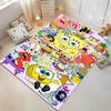 Colorful SpongeBob Cartoon Carpet, Perfect for Kids' Rooms. Suitable for Use As an Anti-slip Game Mat for Living Room and Bedroom Sofas