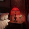 Textile Lampshade with Tassels Replacement Vintage Style Lamp Cover for Bedroom, Living