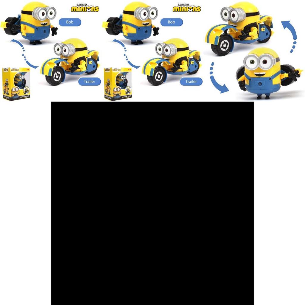 Ich – Einfach unverbesserlich Minions Kevin Stuart Bob Actionfigur Verformbares Modell Spielzeugauto Sammle die gesamte Serie für maximale Action!