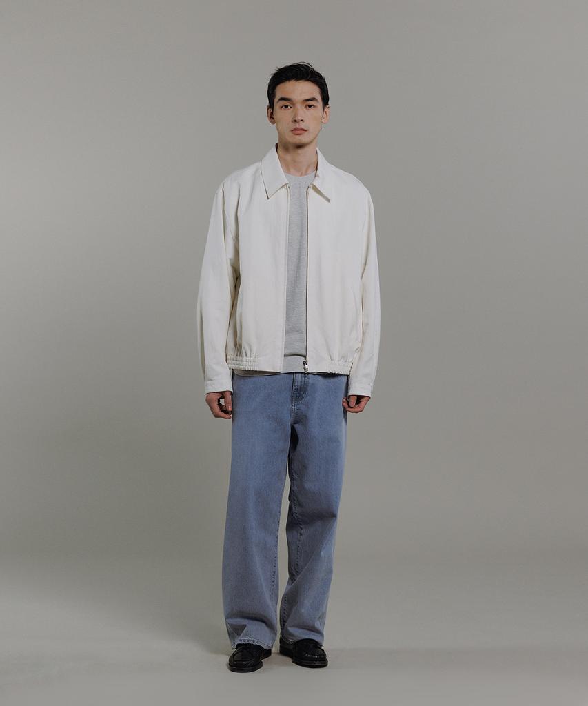 Blankroom Neat Blouson_Ecru