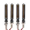 Motorcycle Flowing Water 12LED Turn Signal Light Indicator Flashing Lamp Decoration All Motorcycles 4pcs