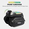 Bike Top Tube Bag Hard Exterior with Bike Phone Holder Bag Touchscreen Compatible Hdphone   Large Capacity Rainproof Riding Accessories