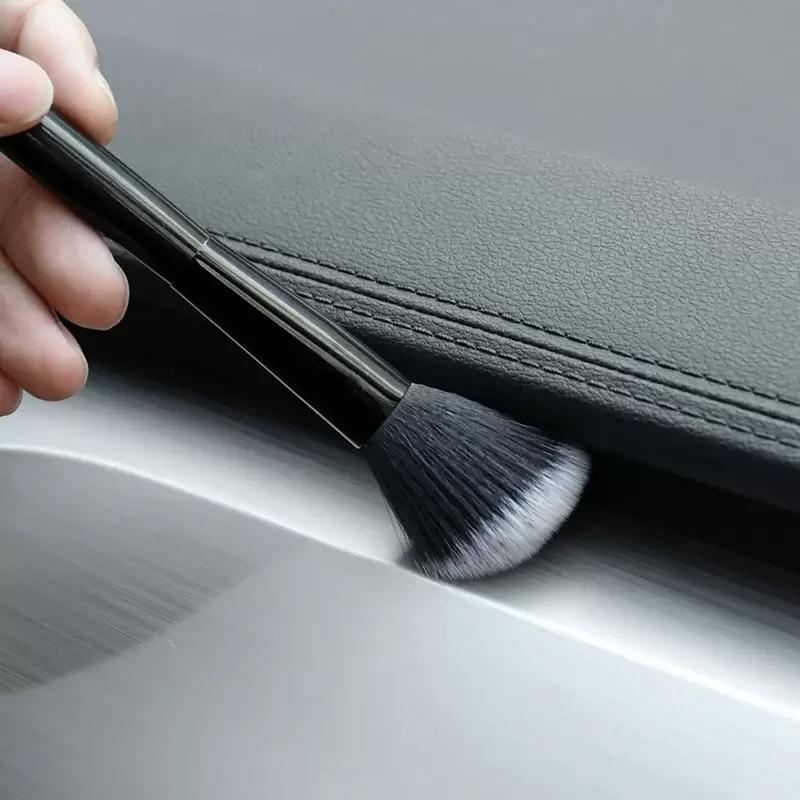 Car Detailing Brush Ultra-Soft Auto Interior Detail Brushes Car Dash Duster Brushes with Synthetic Bristles Car Cleaning Tools