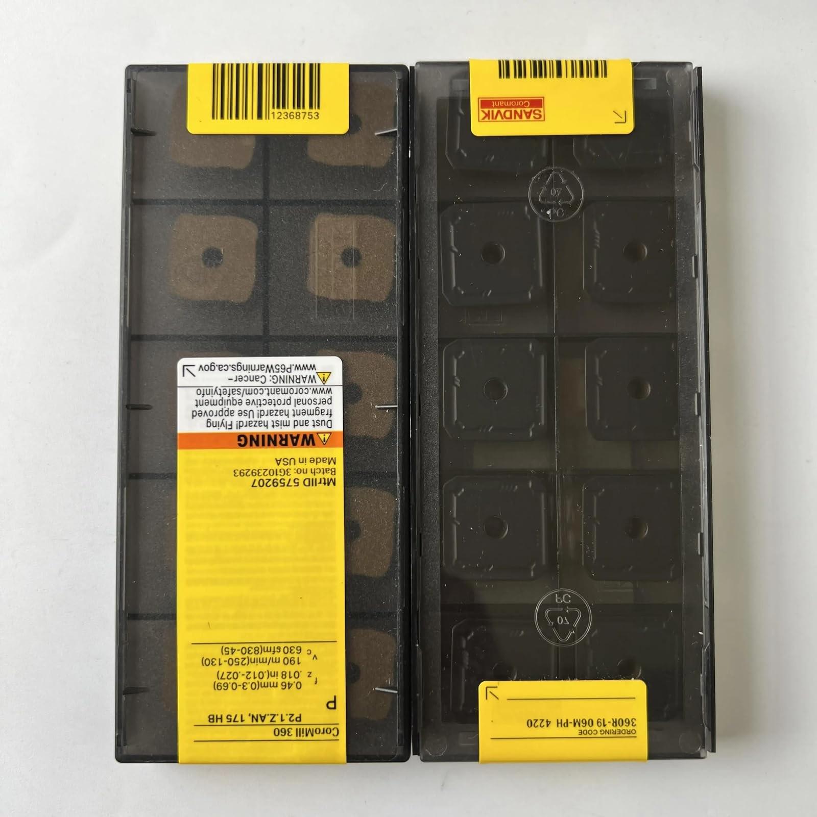 

Original Sandvik / 360R-1906M-PH 4220 /CNC lathe carbide blade tool 10 Pcs