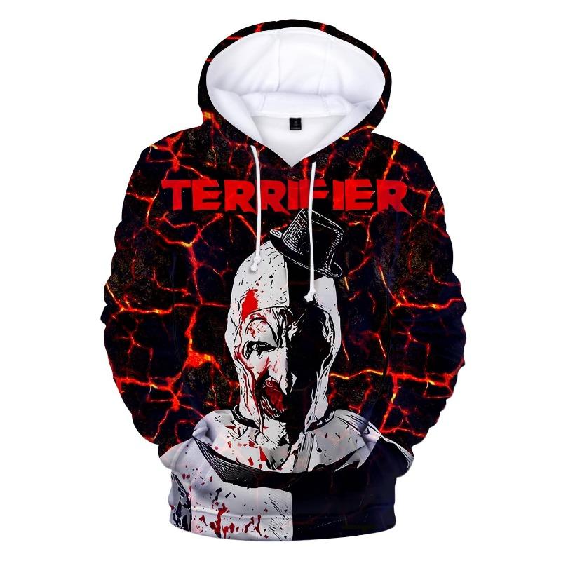 Horror Movie Terrifier Hoodies Men Women Casual Streetwear Fashion Hoodie Sweatshirts Pullovers Tracksuits Man Clothing