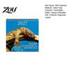 Lizard Collector Items 2025 Wall Calendar 12 Month Hanging Monthly Planner with Thick Schedule Organizer Matte Paper and Double Coil Binding for Home