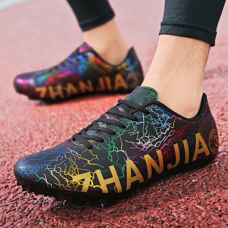 Spike shoes track and field sprinting training shoes men's spike shoes women's medium and long running long jump shoes high school entrance examin