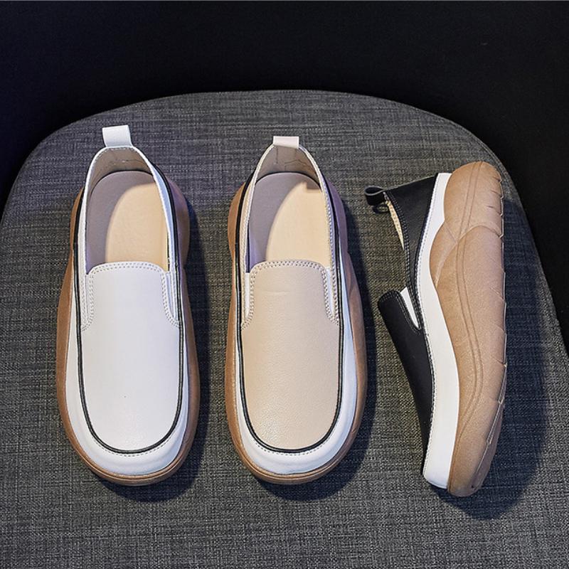 Mode Skor för Kvinnor Nyheter Hösten 2025 Mode Sport Flats Bekväma Gåskor Damsneakers Vulkaniserade Skor Loafers