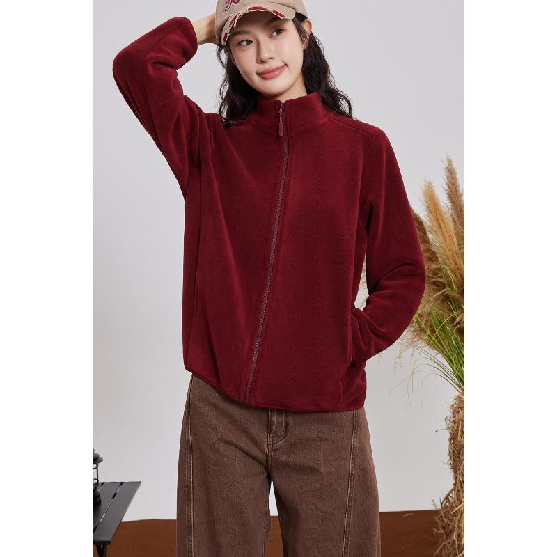 Women Fleece Jackets Sweatshirts Winter Coats Camping Hiking Jacket Outdoor Windproof Warm Clothes