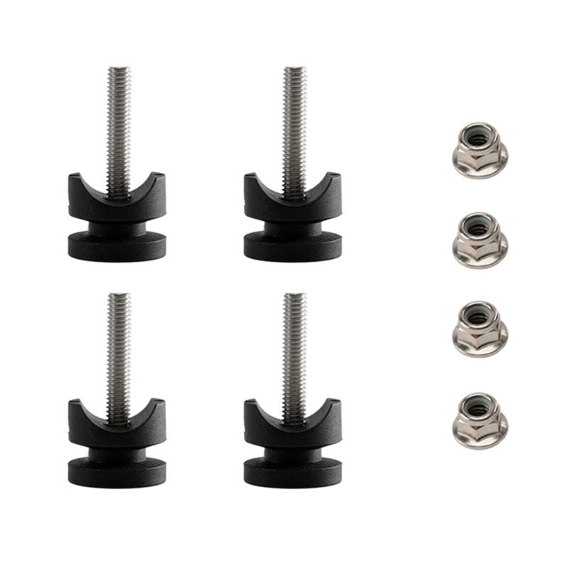 Motorcycle Quick Release Buckle Base Plate Plastic Pad Cushion Bases for Easy Installation & Removal of Side Boxes