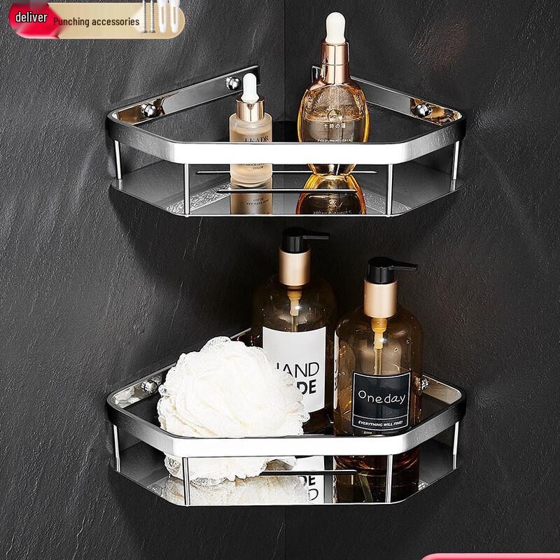 Miling Hengniu European Style All-Copper Corner Shower Caddy
