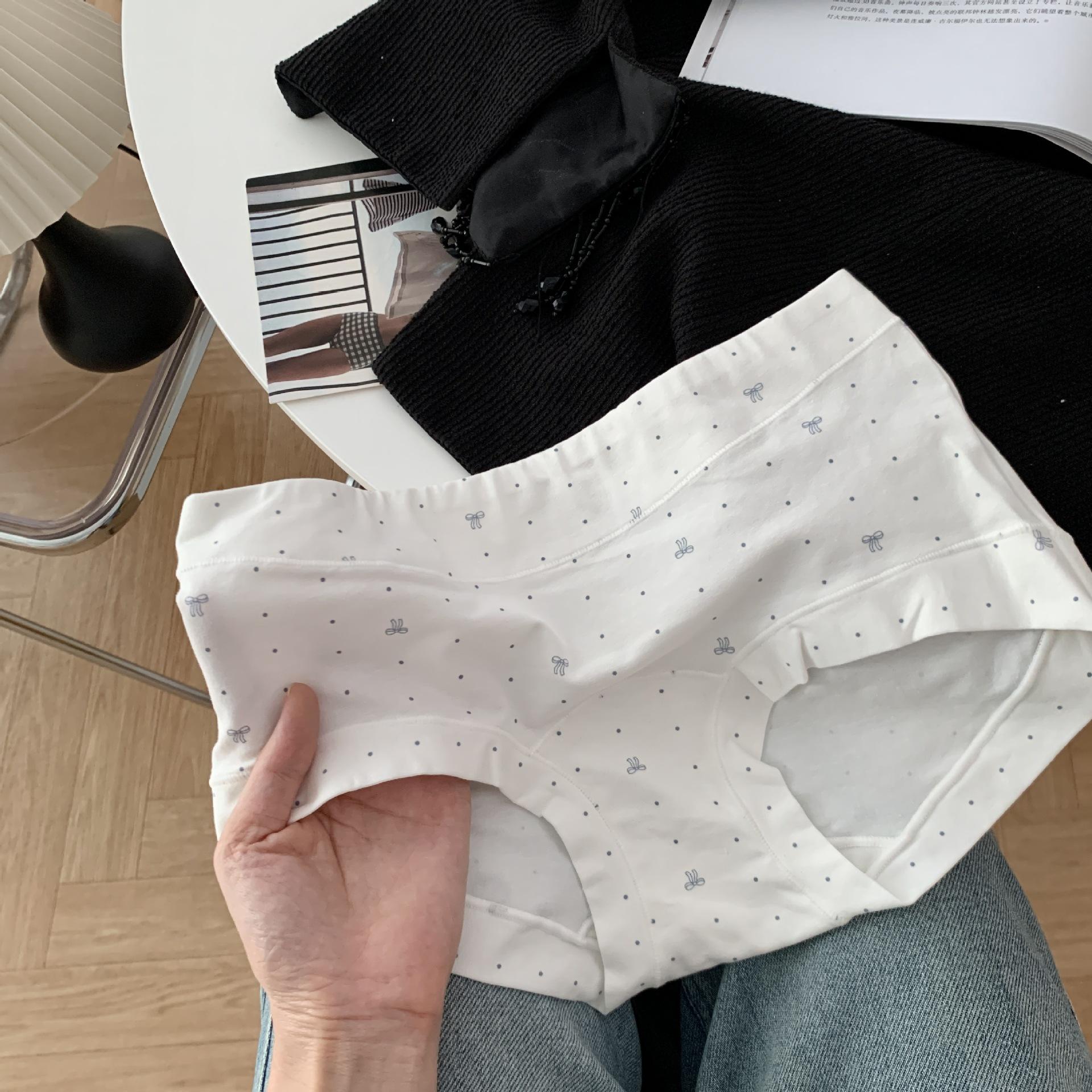 

Женские трусики большого размера на весну и осень, маленькие цветочные, свежие, с хлопковой ластовицей XL