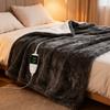 Electric Throw Blanket for Sofa - 6 Heat Settings, 10H Timer Auto Shut Off, Machine Washable
