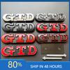 BANZ8 For VOLKSWAGEN VW GTI 3D Metal Car Front Grill GTD Logo Emblem Badge For Volkswagen VW Golf 3 4 5 6 7 7 MK4 MK5 MK6 MK7 Rear Tru