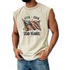 Men's Sleeveless Crew Neck Tank Top 1776 To 2026 250 Years Printed Vintage Style Casual Comfortable Fit