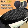 BLALION Universal Motorcycle Seat Cover Thickened Velvet Winter Seat Cushion Electric Scooter Seat Protection Cover Parts