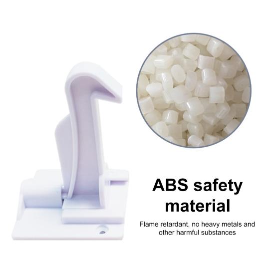 10Pcs Invisible Drawer Latch Lock Self Adhesive No Tools Drilling Required Cabinet Child Safety Lock Multi-Purpose Baby Proof Security Lock