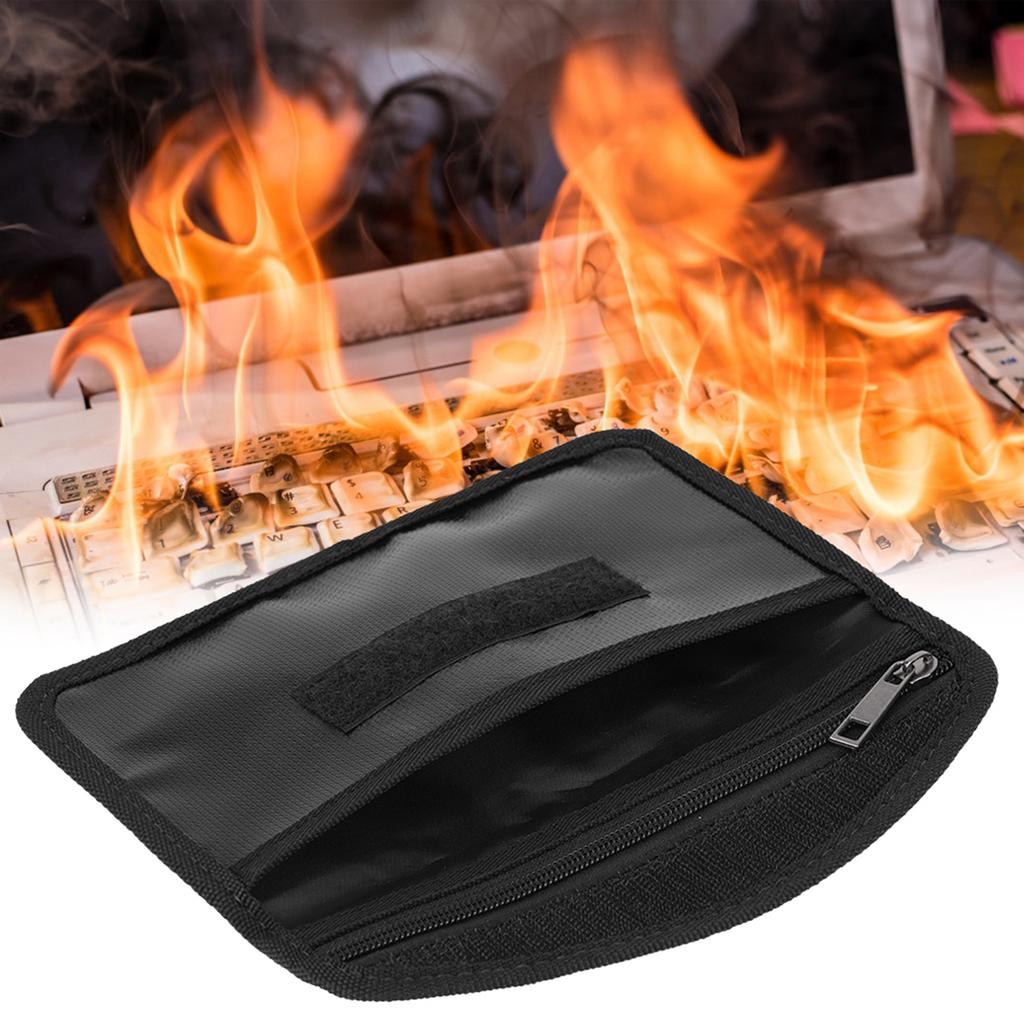 Fireproof Phone Digital Product Storage Bag, High Temperature Resistant Briefcase Bag
