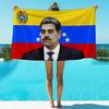 Venezuela flag Nicolás MADURO Moros Printed Beach Towel Absorbent Quick dry Soft Yoga Swimming Resort Towel