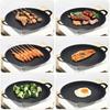 1Pcs Kitchen Non-Stick Pan 28/30/32/34/38Cm Korean Maifan Stone Bbq Grill Pan Outdoor Barbecue Pot