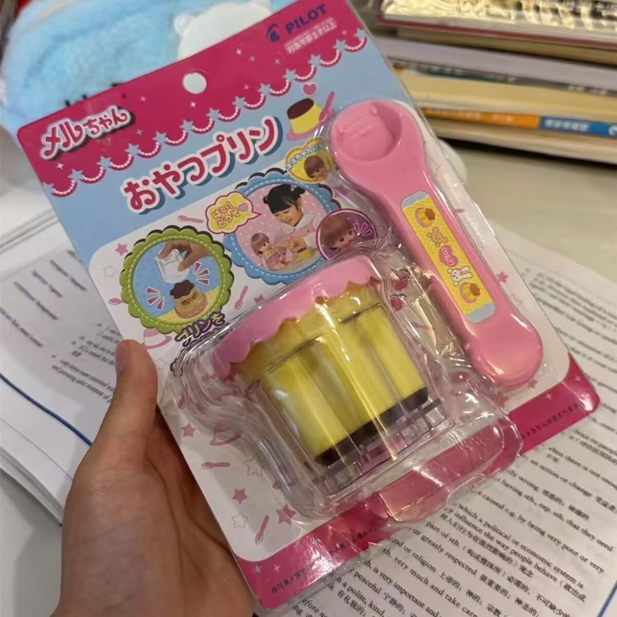 #Japanese Pudding Feeding Toy Jelly Strawberry Pudding Set Early Education Children s Pretend Play Set Girls  Toys - Big Size