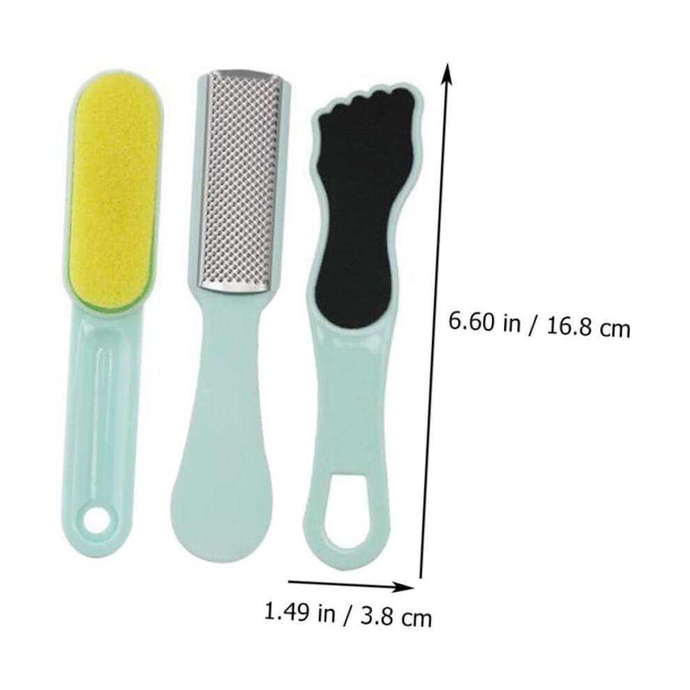 10pcs Foot Pedicure Tools Rubbing Board for Feet Exfoliating Includes Nail Trimmers and Care Accessories
