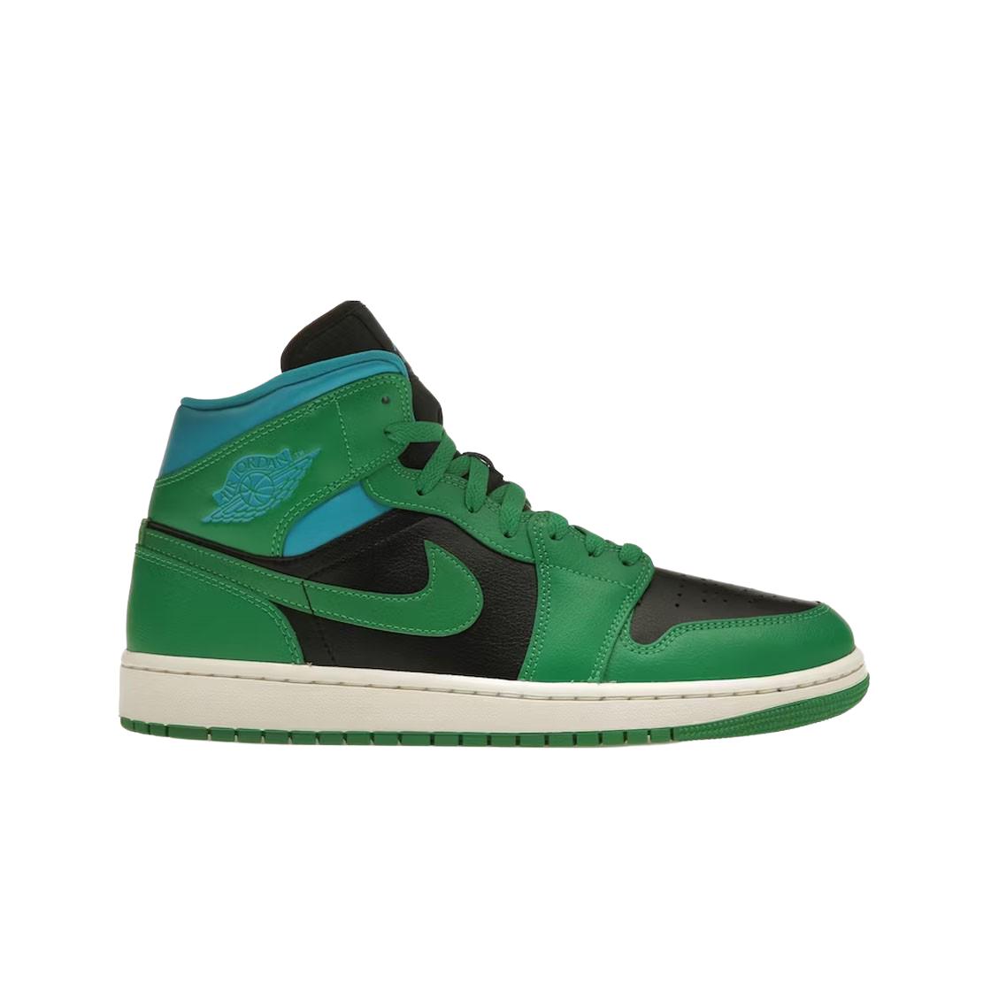

Женские кроссовки W Jordan 1 Mid Black Lucky Green BQ6472-033