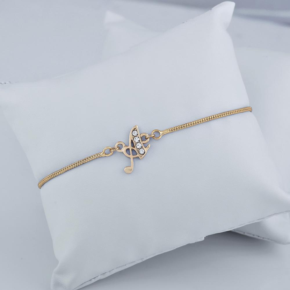 

Estele Gold Plated Designer Браслет с инициалами для мужчин и женщин