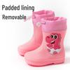 Unisex Toddler Waterproof Cartoon Rain Boots for Kids - Rubber, Short, Outdoor
