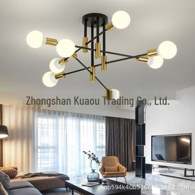 North American LED Branch Ceiling Light for Bedroom, Living Room, Restaurant, Aisle, Balcony, or Corridor