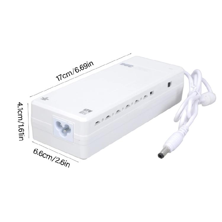UPS Battery Backup 6000mAh 12V 5.5x2.5mm Adapter Uninterruptible Power Supply Unit For Home Automation Networking
