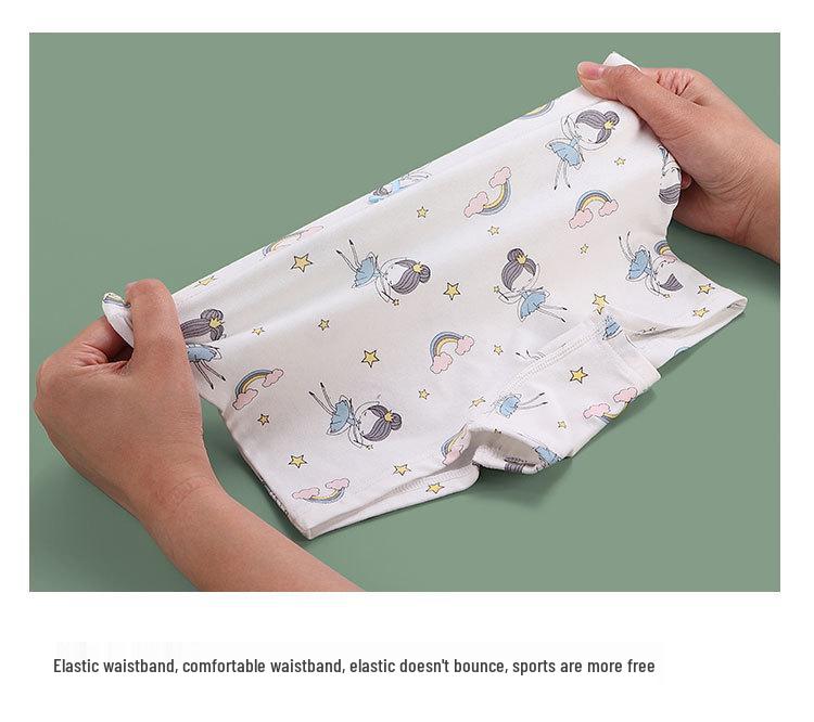 Mädchen-Baumwollslips im koreanischen Stil, Sommer-Viereckshorts, Klasse-A-Unterwäsche für kleine und mittelgroße Kinder