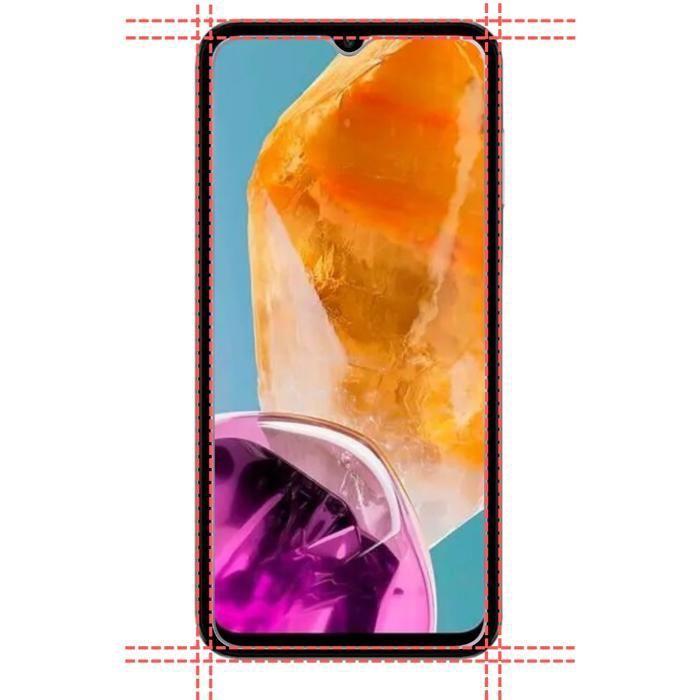 Screen Protector Film - Phonillico - Samsung Galaxy M15 5G - Pack of 4 - Tempered Glass - Scratch Resistant