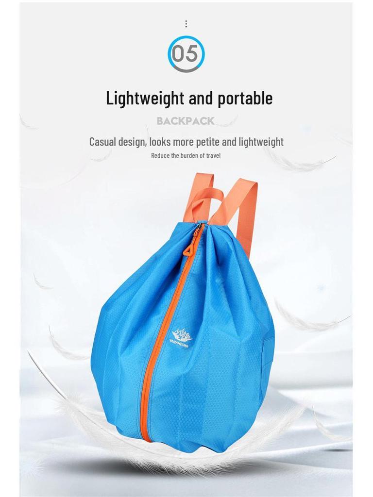 Mochila Deportiva Plegable Portátil: Bolsa de Viaje de Gran Capacidad para Estudiantes y Equipación de Baloncesto