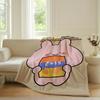Cartoon cute A-Asamimichan Blanket For Sofa Office Bed Plane Travel Sleep Read Relax Camping Soft And Warm