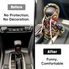 Car Gear Shift & Handbrake Knob Protective Cover – Decorative Hooded Design