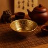 Dehua Ceramic Blue and White Bamboo Hat Cup Chinese Kung Fu Tea Cup Handmade Porcelain Tea Ware